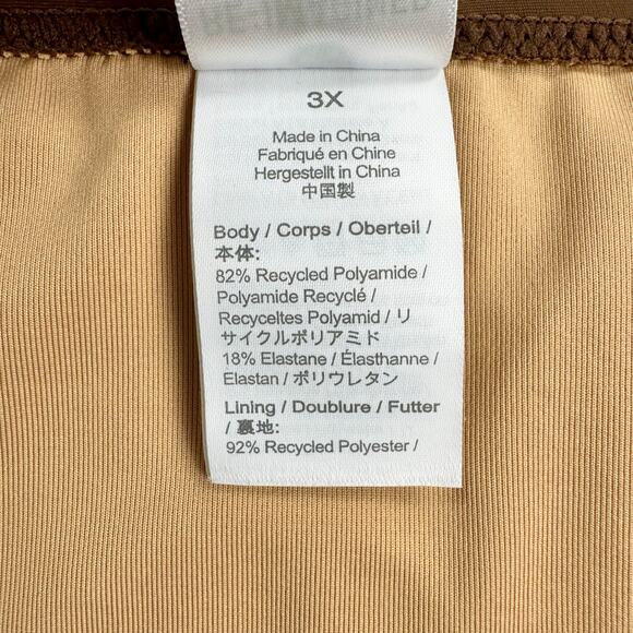 J Crew Women's O Ring Curved Waist Cheeky String Bikini Bottom 3X Brown BF173 - Picture 6 of 10